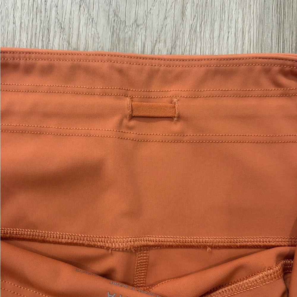 Athleta Women's Orange Bike Shorts - Picture 5 of 5